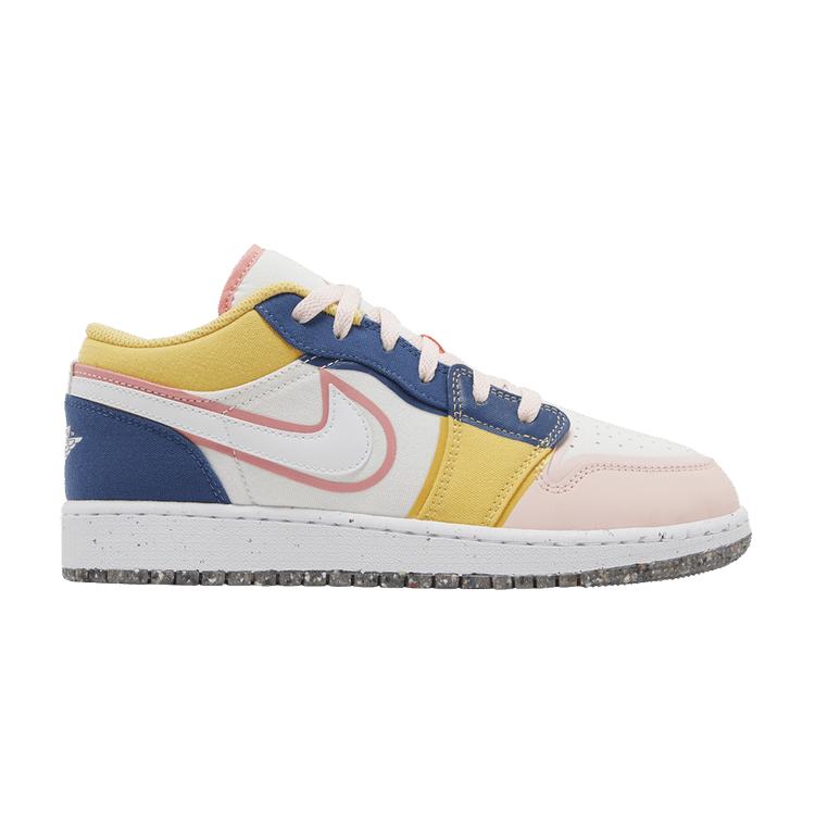 Air Jordan 1 Low SE GS Multi-Color Canvas 40