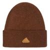 Adidas Logo Detail Acrylic Knit Beanie Unisex Beanies Brown JW1638