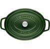 Cocotte Zwilling Staub Oval 40x33cm Basil Green 6.7l (40509-691-0)