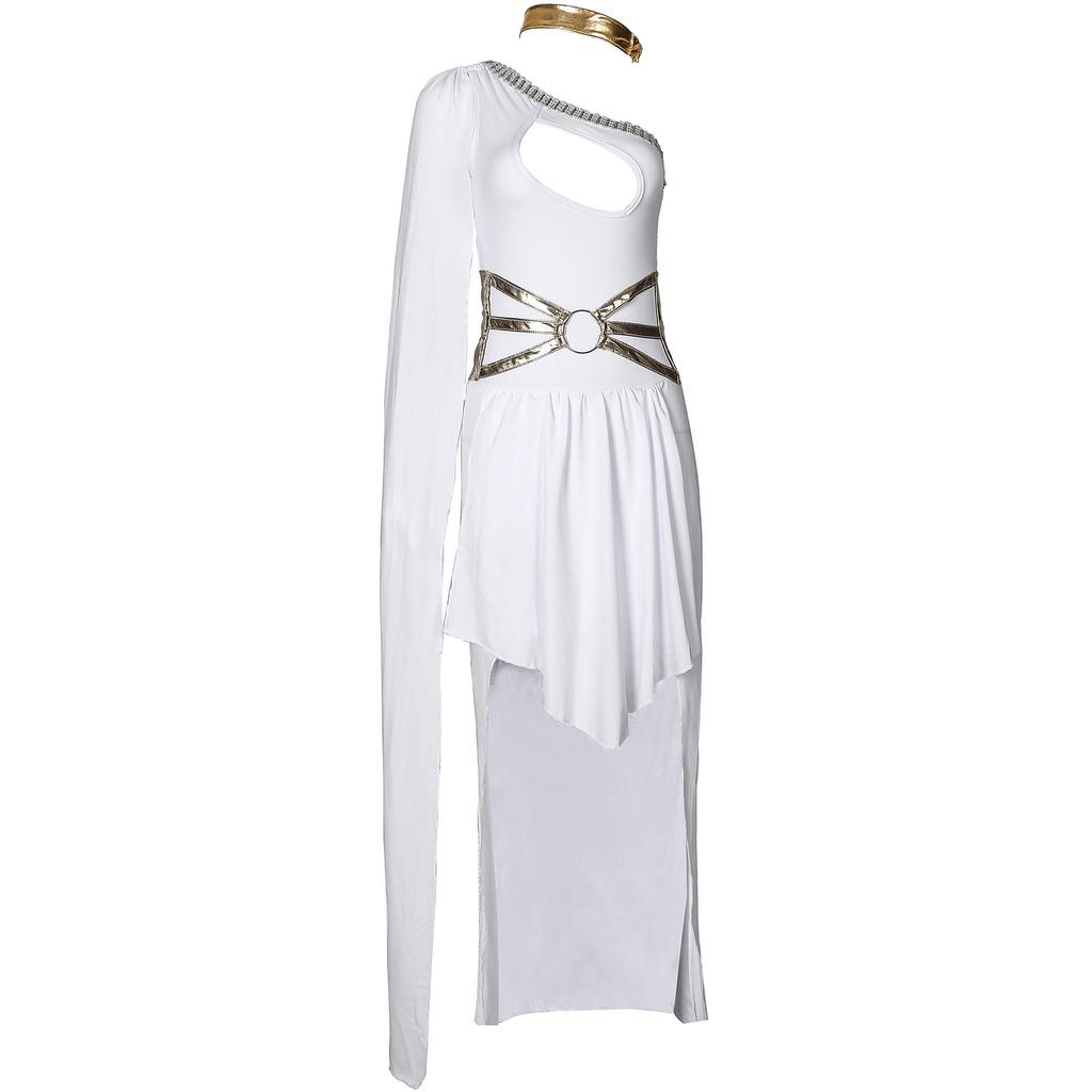 S-XL Ancient Greek Goddess Halloween Costume Cleopatra Party Stage Performance Outfit