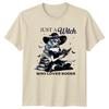 Just A Witch Who Loves Unisexs TShirt Bookworm Witch Halloween Gift For Her