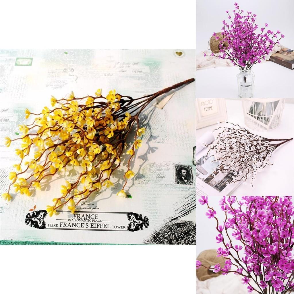 Beautiful Artificial Plum Blossom Branches For Year-round Home And Event Decor