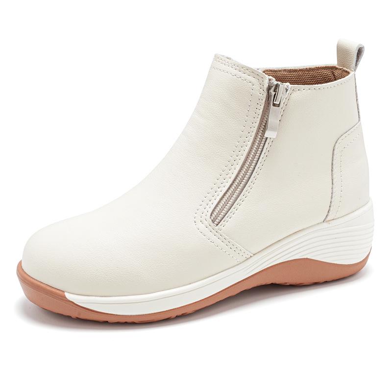 2025 Jaro/Podzim Retro Dámské Mokasíny s Měkkou Podrážkou ve Velkých Velikostech – Prodyšné, Ležérní, Jednoduché Boty pro Maminky