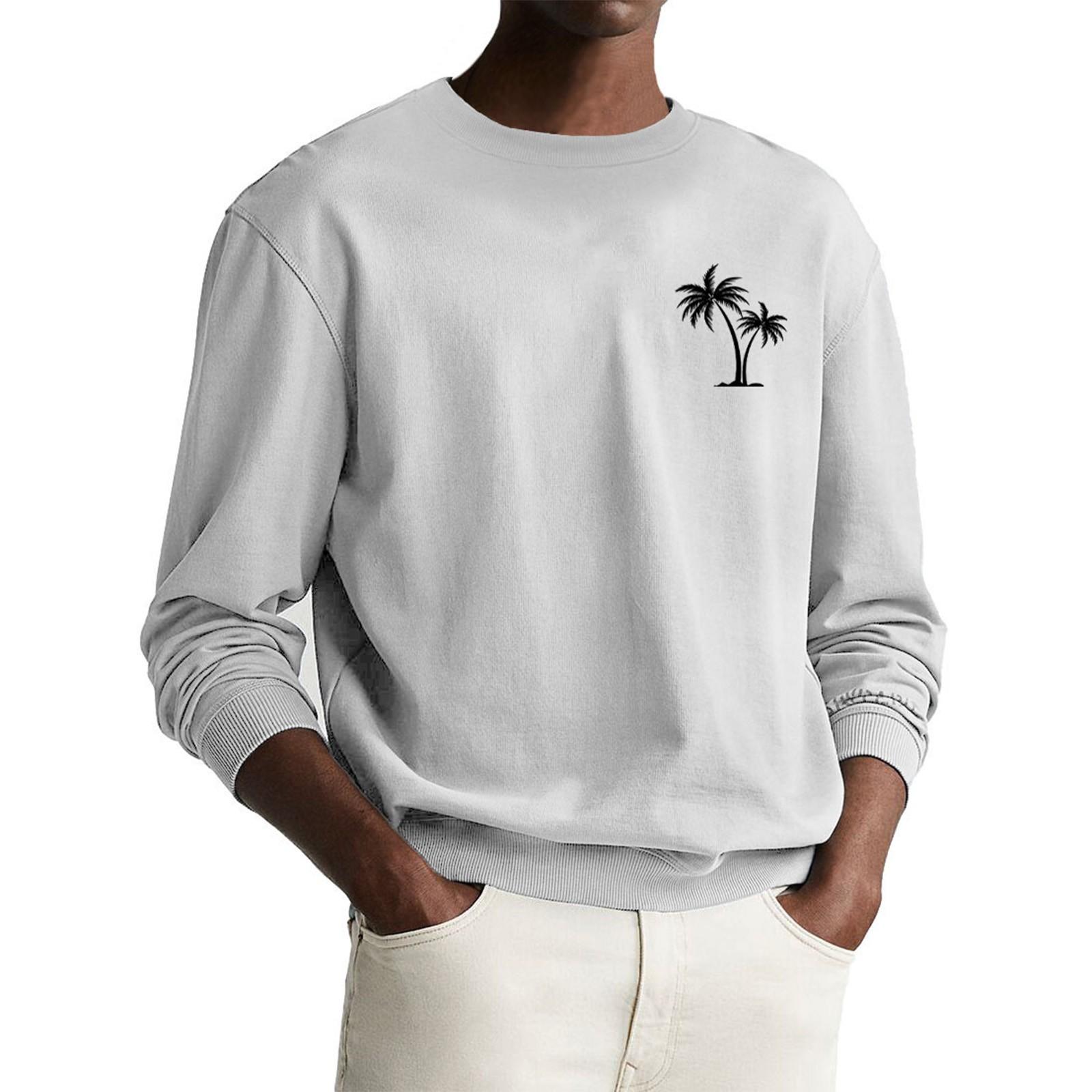 

Чоловічий світшот з етнічним принтом і довгими рукавами XL білий