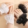 Women's Lace Sleeve Cuffs Detachable Decorative Arm Warmers for Versatile Styling