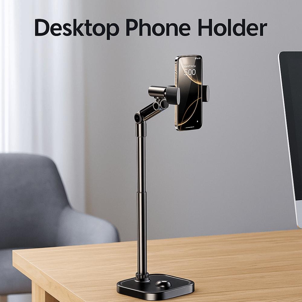 Overhead Desktop Phone Holder 2 In 1 Mobile Phone Bracket Telescopic Phone Stand  Live Learning