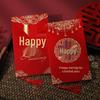 Elegant 2025 Chinese-Style Frosted Wedding Invitation Card for Banquets