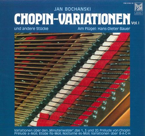 

LP Пластинка ГАНС ДИТЕР БАУЭР - Вариации Шопена FSM53222EB FSM Германия Классика Б/У