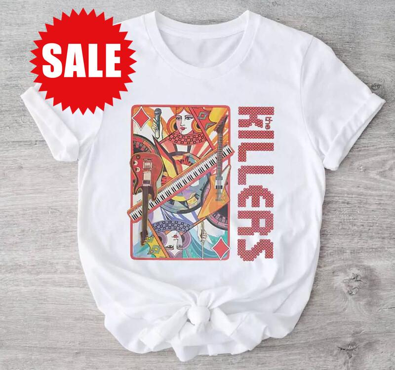 The Killers Diamonds Album Band 2024 Tour T-Shirt Unisex T-Shirt XXXL