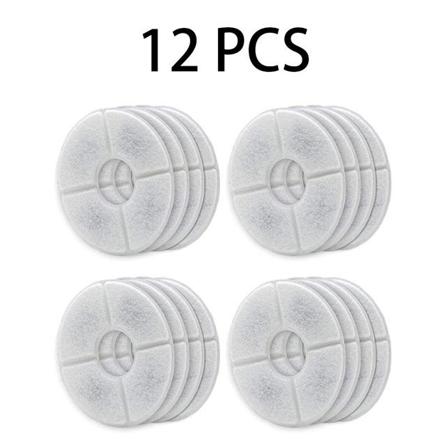 Filter für Katzenbrunnen, dreifaches Filtersystem, Filter für Haustierbrunnen für Katzen, Ersatz für automatischen Katzenbrunnen mit 2,5 l Fassungsvermögen