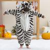 Halloween Capybara Flannel Blanket Sleepers Onesie Hooded Children Costume Clothes Jumpsuit Sleepwear For Boys Girls