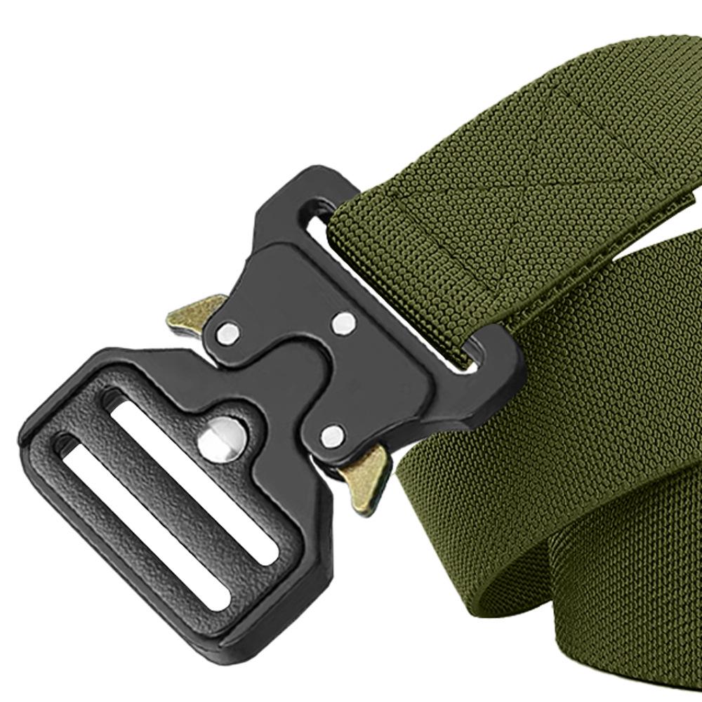 Men's Tactical Canvas Belt: Durable, Versatile, Casual, for All Ages