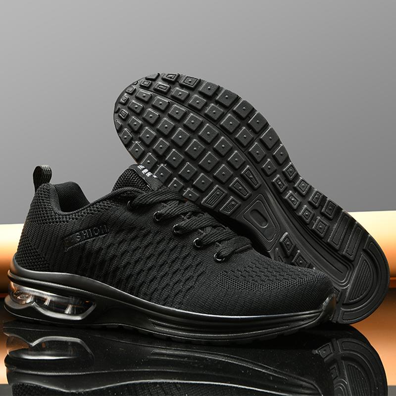 Men Sports Shoes Big Size Comfortable Fashionable Lace Up Casual Anti Slip Wear-resistant Outdoor Mesh Running Shoes for Men