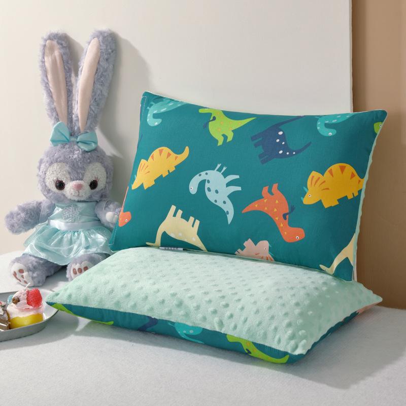 

1 шт. Съемная и моющаяся детская подушка для сна для детского сада, подушка из 100% хлопка с вельветом из бобов 30X50cm