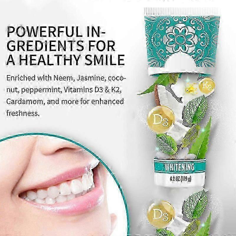 Hydroxyapatit fluoridfreie Zahnpasta, aufhellende Zahnpasta, Zahnpasta für frischen Atem gegen Karies, Zahnpasta zur Reduzierung von Zahnverfärbungen und Aufhellung
