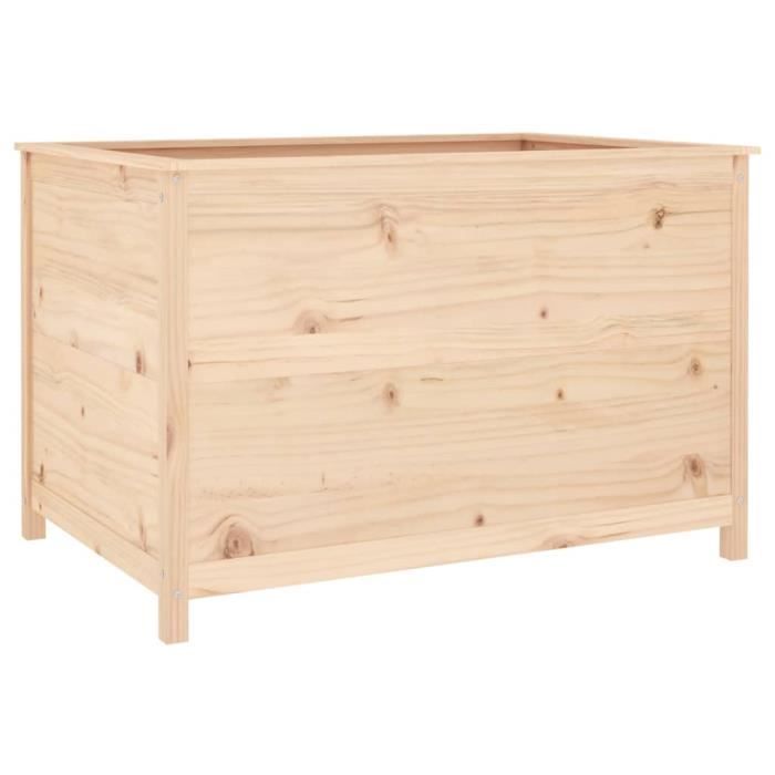 VidaXL Raised Garden Bed 119.5x82.5x78 Cm Solid Pine Wood 825310