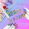 10/12 Colors Waterproof Nails Art Marker Pens 10/12 Colors Nail Brush Marker Sets  for DIY Nail Art