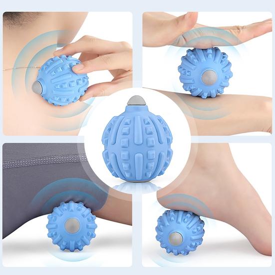 Δονούμενη μπάλα μασάζ υψηλής έντασης ανακούφιση από τον πόνο Φυσικοθεραπεία Φορητό Μυϊκό μασάζ βαθιού ιστού Μπάλα περιτονίας