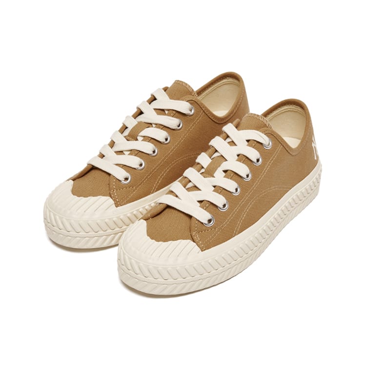 MLB Playball Slip Resistant Abrasion Resistant Slip Resistant Abrasion Resistant Low top Canvas Shoes Unisex Brown 3ACVVA11N-50BGD
