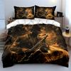 "Jazz Musician Art Decor Set" Bedding Set with 1 Duvet Cover 2 Pillowcases Single Double King Queen, Gift