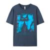Unisex Cotton Tshirt Cat Stylish Grunge Abstract Art Design Tshiren Tops Tees Birthday T Shirt Hip Hop Top Tshirts