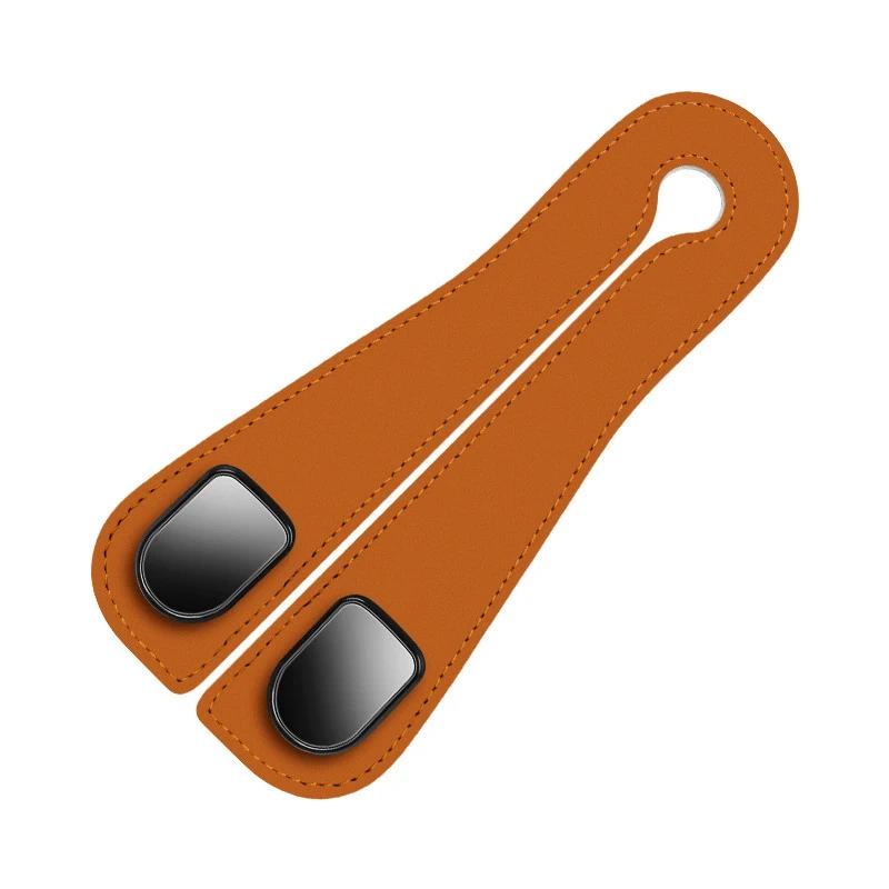 1pcs New car seat back double hook suede multifunctional car rear seat phone holder hook Accessories