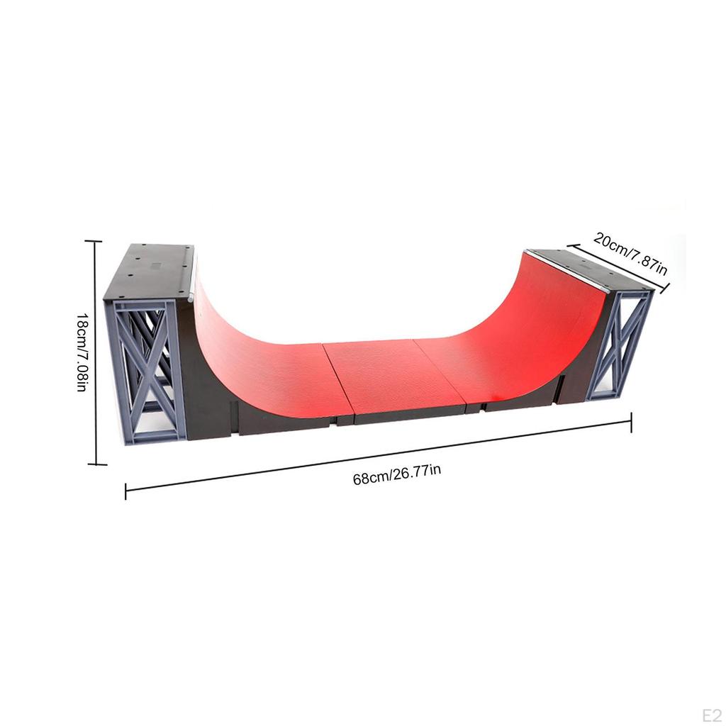 5 Pieces Fingerboard Skate Ramps, Early Educational Party Favors, Ramp Finger Set