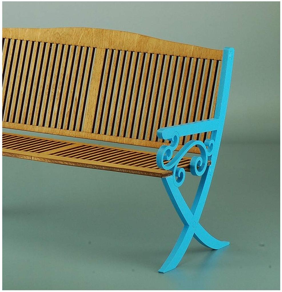 Kobaani Model Studio 1/6 Doll Series Garden Long Chair Assembly Kit DS-001