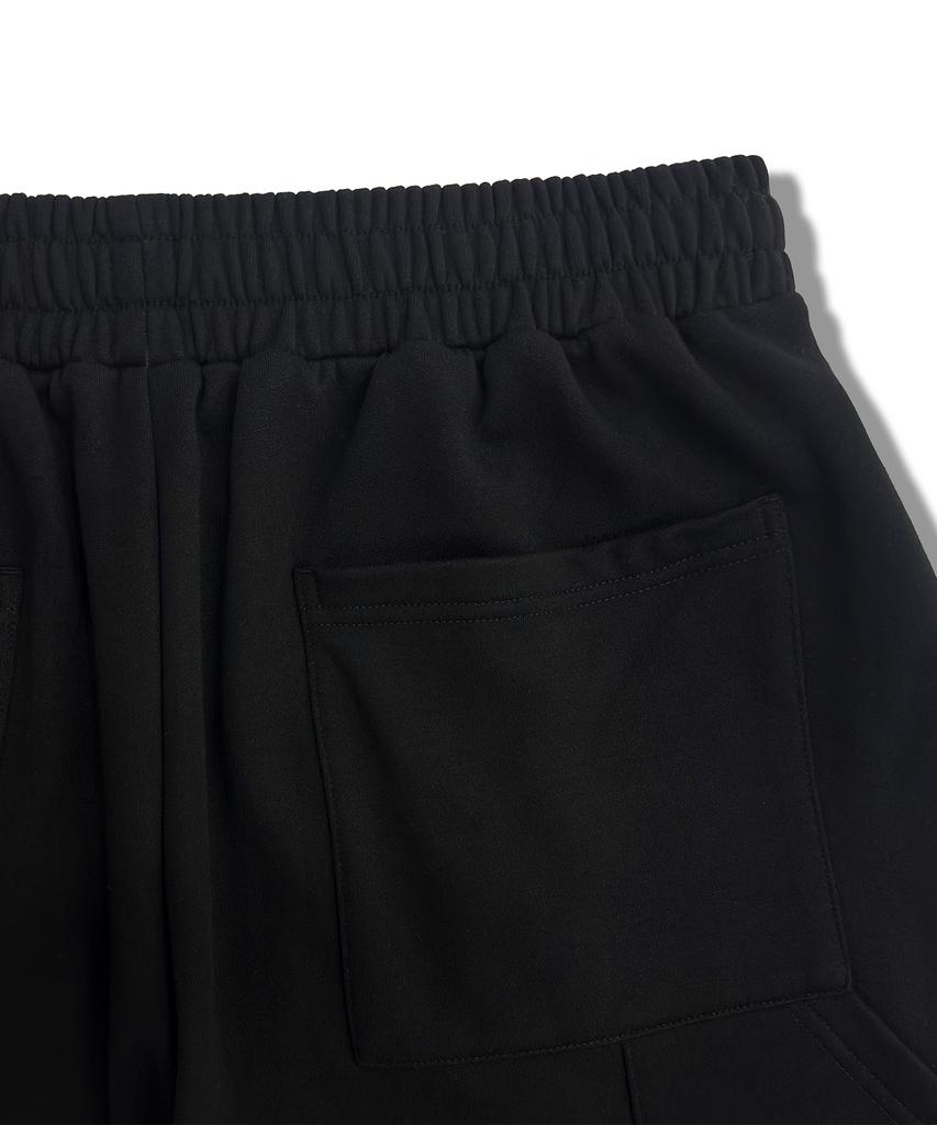 RAYFIKERS Carpenter Double-Pleat Bermuda Shorts Mq7Pu492_Black