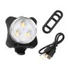 BUCKLOS Bike Front and Rear Light Bicycle LED Lamp Waterproof USB Rechargeable Flashlight for Bicycle Taillights Cycling Lantern 7