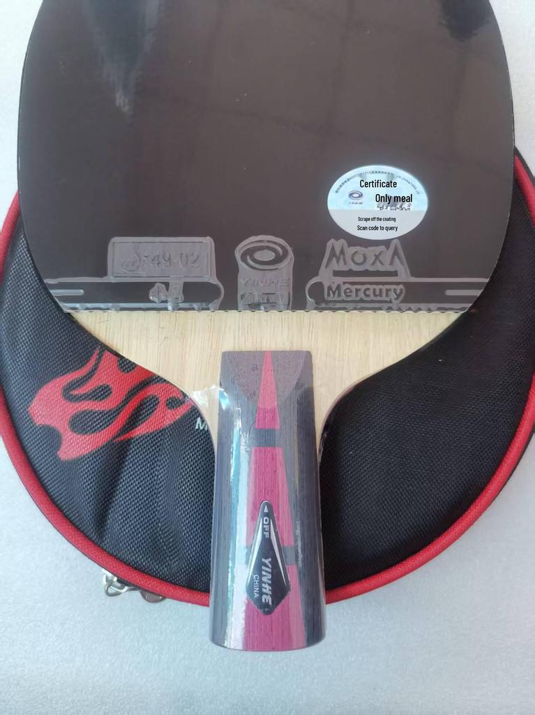 DIY Galaxy U3 Wood Blade Table Tennis Racket with Double Reverse Rubber