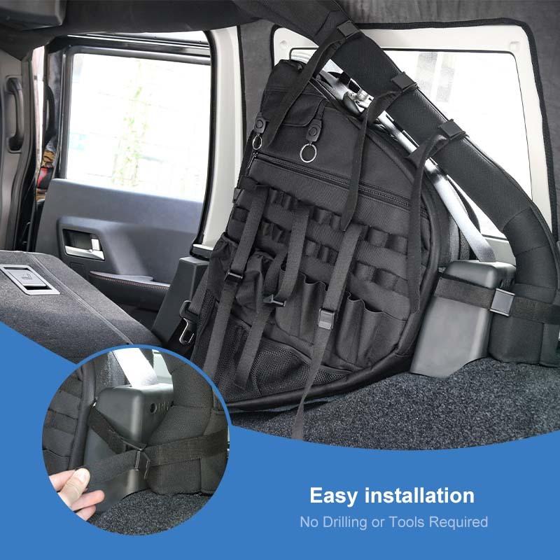 Torba Organizacyjna na Klatkę Bezpieczeństwa Pasująca do Jeepa Wrangler JLJK TJ JKU Wersja 4-drzwiowa Przechowywanie Porządkowanie Akcesoria Samochodowe