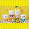 YOSISTAMP Yoshi Stamp T-shirt Plush Toy, Approx. 15cm, Pig, Single Item