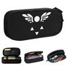 Deltarune Undertale Christmas Pencil Case Pencilcases Pen Holder Large Storage Bags School Supplies Gifts Stationery
