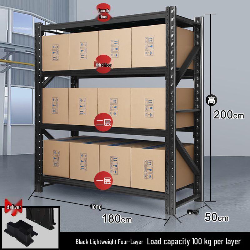 Multilayer Iron Cargo & Display Shelves for Storage