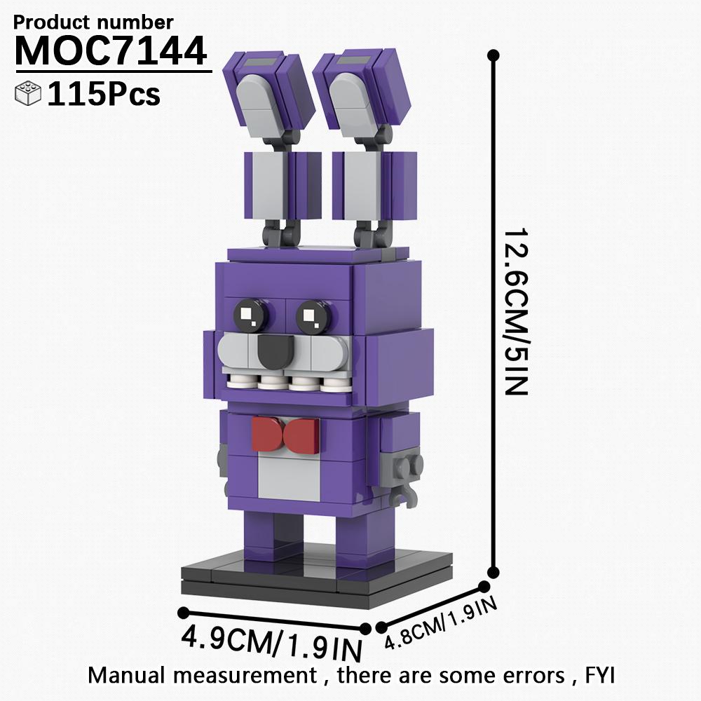 MOOXI Bricks Set Adult Toys For Children Building Blocks Model Kit For Adults MOC Block Assembling Horror Movies BrickHeadz Gift