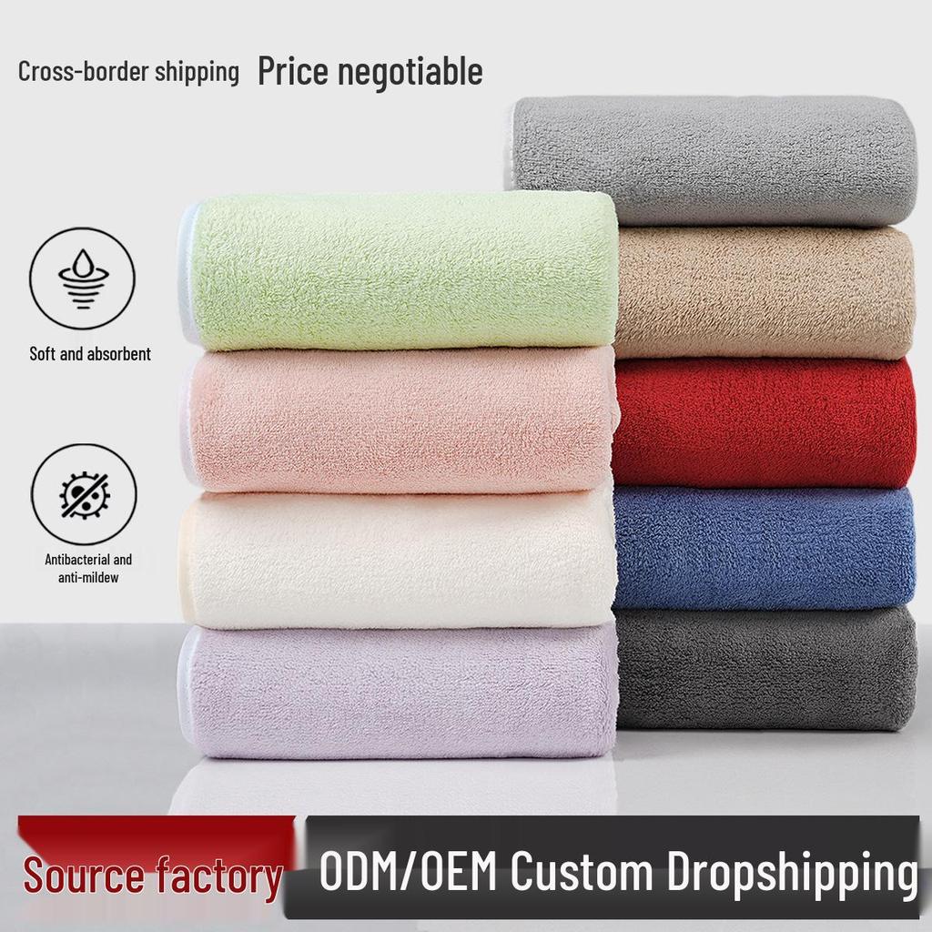 Soft, Quick-Dry Coral Fleece Towel - Absorbent & Shed-Free for Face Washing