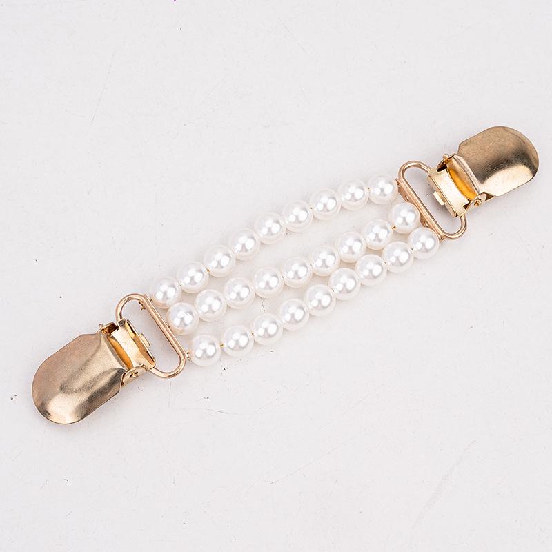 Retro spona na šál: Evropsko-americká brož na svetr a šátek s diamantovým akcentem - Slitinový doplněk proti odhalení