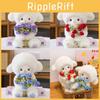 Magnetic Rose Sheep Plush Toy With Creative Flower Bouquet Gift For Couples And Romantic Decor