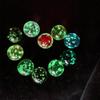 Beads Marble Run Bouncing Ball 16mm Glass Marbles Luminous Glass Ball Small Marbles Pinball Machine