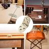 12pcs Heavy Duty Folding Table Hinges Bronze Sewing Machine Flip Top Hinge Zinc Alloy Butler Tray Hinge