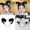 Face Plush Girl Female Cat Ear Headband Korean Style Head Hoop Women Hair Band Hair Accessories