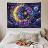 VIKAMA Sun And Moon Tapestries Mandala Flower Wall Decorations For Bedrooms Living Rooms And Dormitory Walls