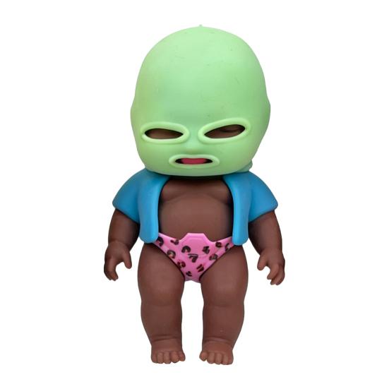 Babies Stress Relief Toy with Face Guard Coat Underwear Slow Rising Anxiety Relieving Baby Squeeze Toy Soft Relaxation Stress Ball Fidget Toy