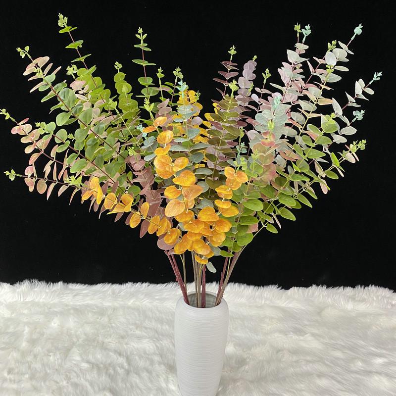 3d Printed Money Leaf Artificial Plant With Vibrant Colors For Living Room Decor