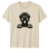 Shaggy Dog Paws Animals Dogs Mens T-Shirt Womens Tee Graphic Unisex Top
