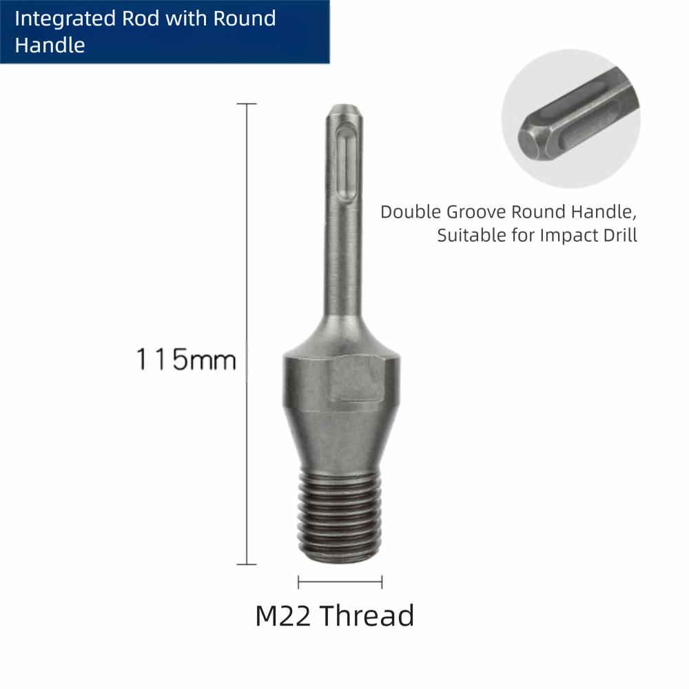 Adattatori Connettori Filettati per Punta da Trapano Diamantata Portatile M22 Filettatura a Vite Resistente Convertitore per Trapano Elettrico Adattatore per Trapano Parte di Utensile Elettrico