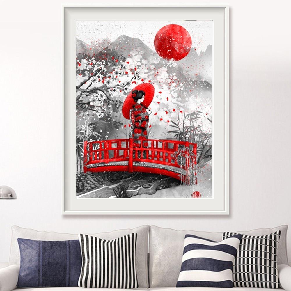 5D DIY Diamond Painting Classical Girl Full Round Rhinestone Diamond Embroidery