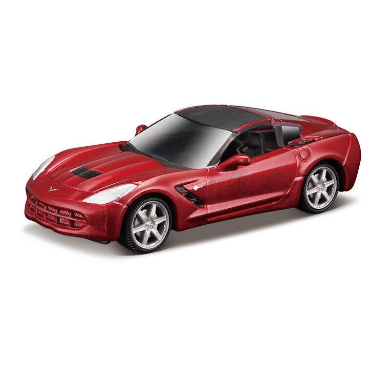 

Мойкирпичный дом 1:64 Красный Chevrolet Stingray Sports Model 2014, литой под давлением металлический автомобиль