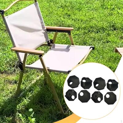8 Pieces Camping Chair Connector Accessories Attachment Repair Kit for Outdoor Table
